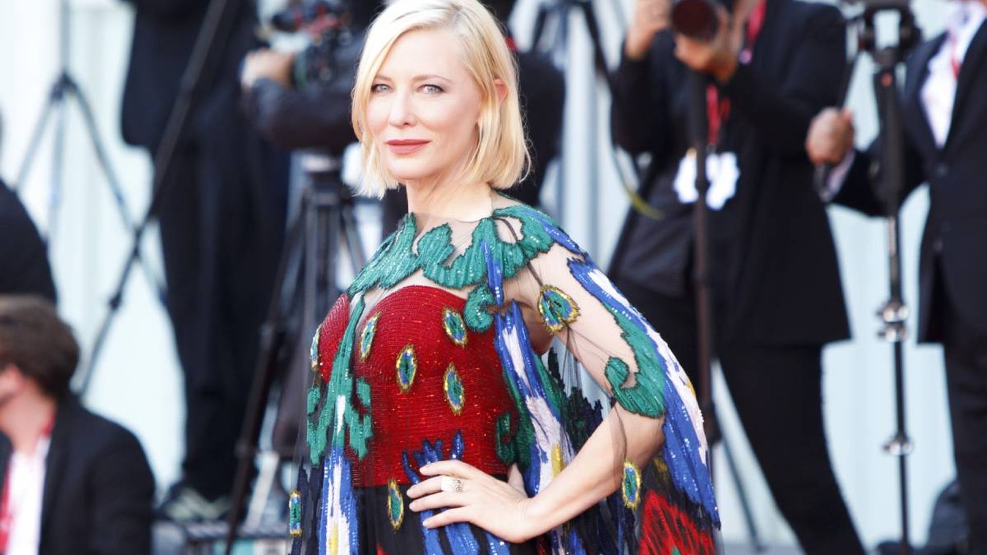 Cate Blanchett looks like a goddess in the dreamiest LBD