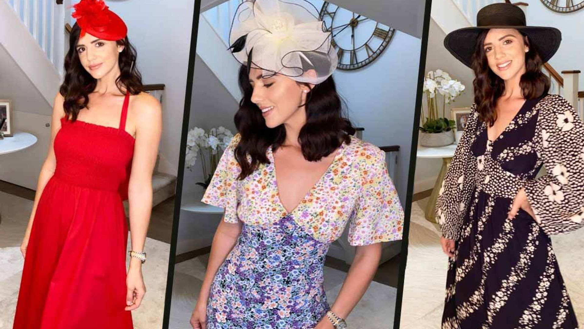 Lucy Mecklenburgh stuns in a series of perfect wedding guest dresses