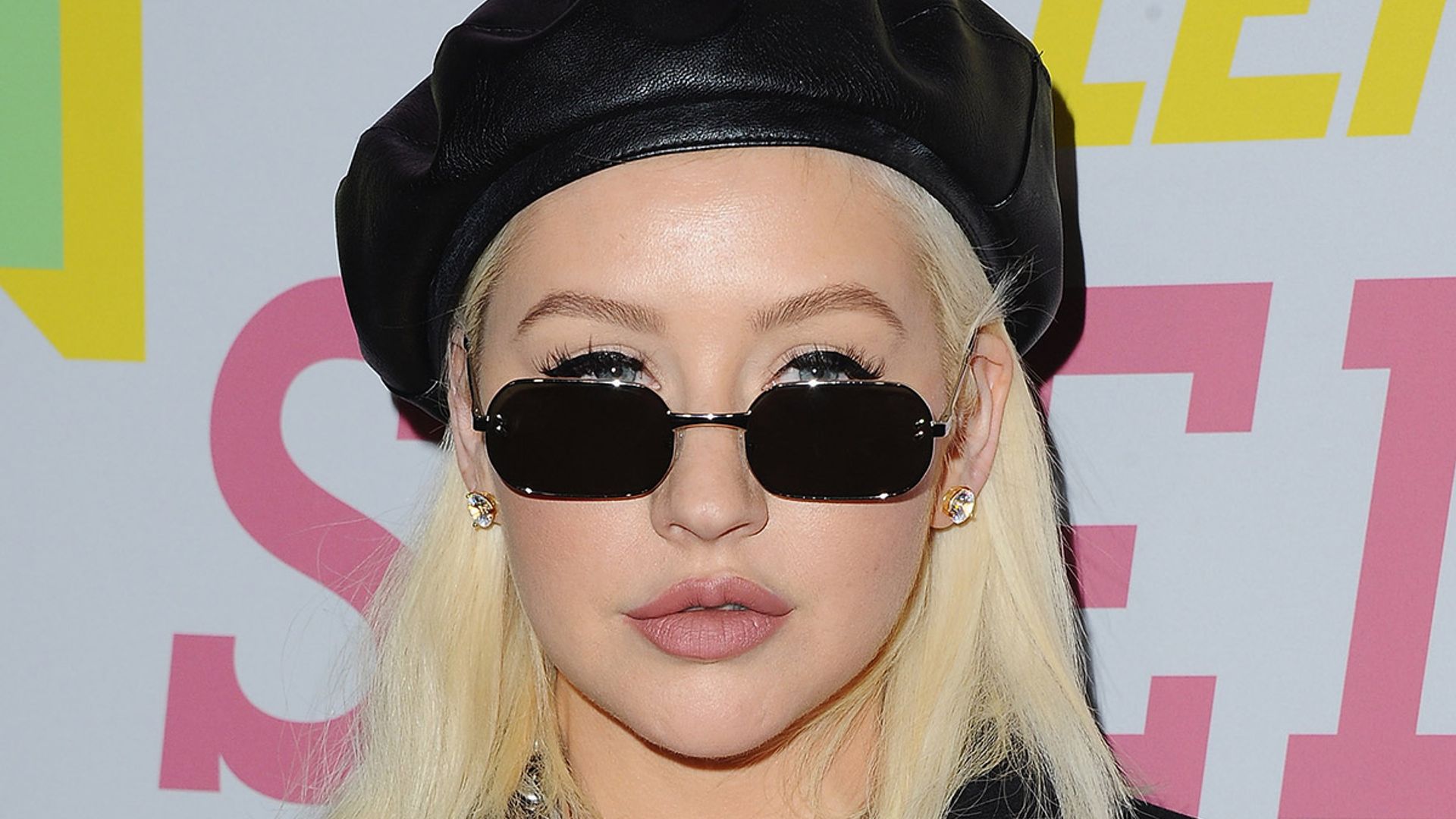Christina Aguilera is a vision in black ahead of important event