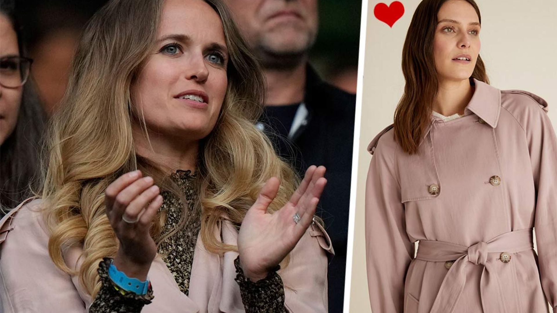 Loved Kim Murray's pink Burberry trench at Wimbledon? M&S has a £69 lookalike 
