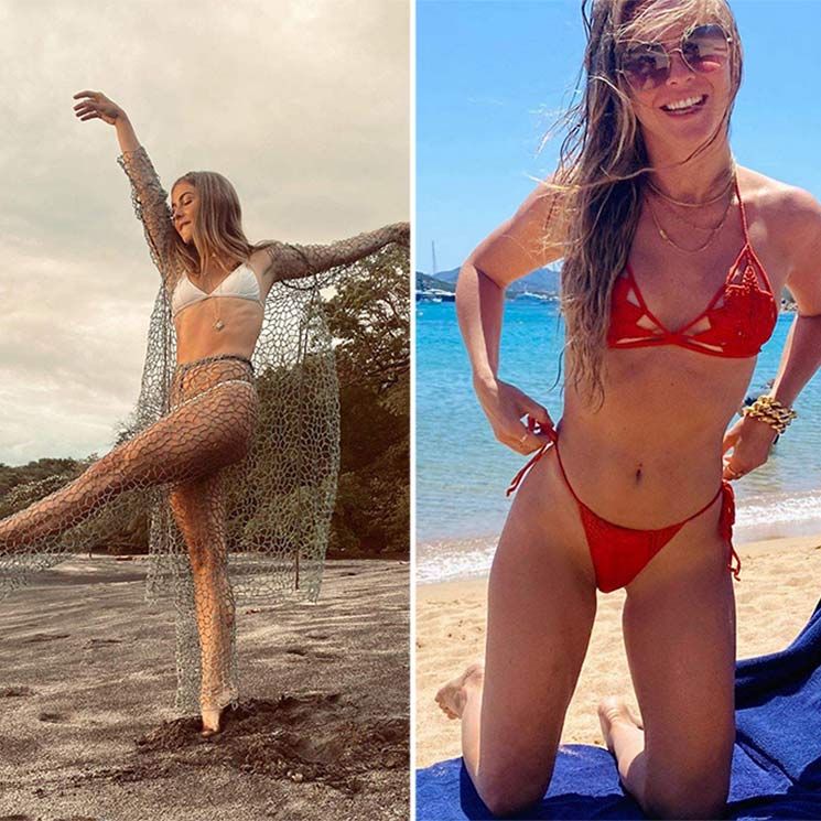 Julianne Houghs Cheekiest Bikini Moments Revealed Daring Cut Outs 