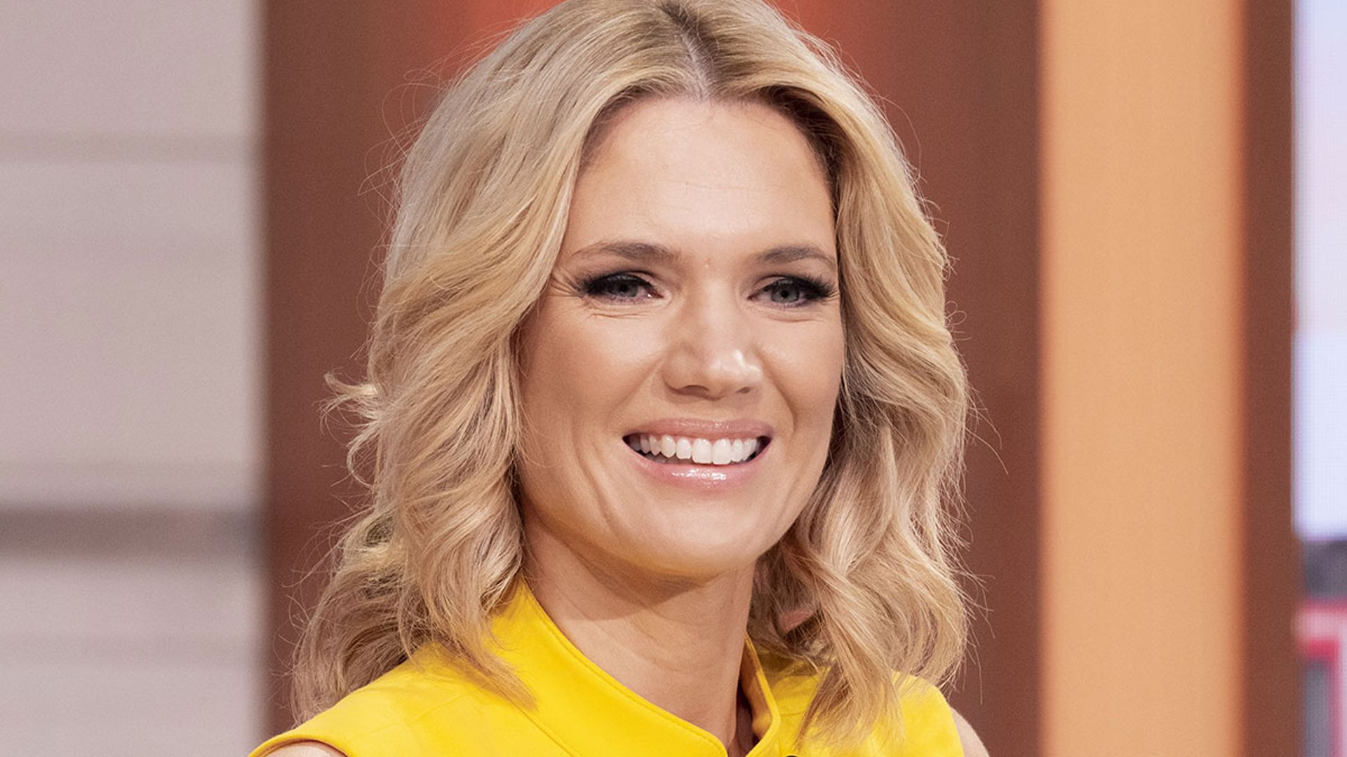 Charlotte Hawkins commands attention in bold sunshine yellow dress