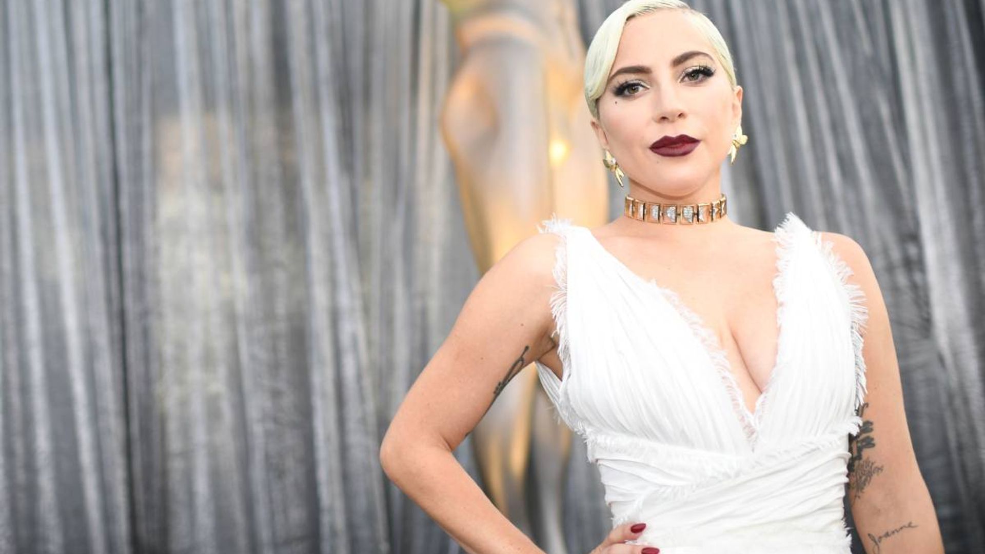 Lady Gaga flashes her sculpted abs in a look you would never expect