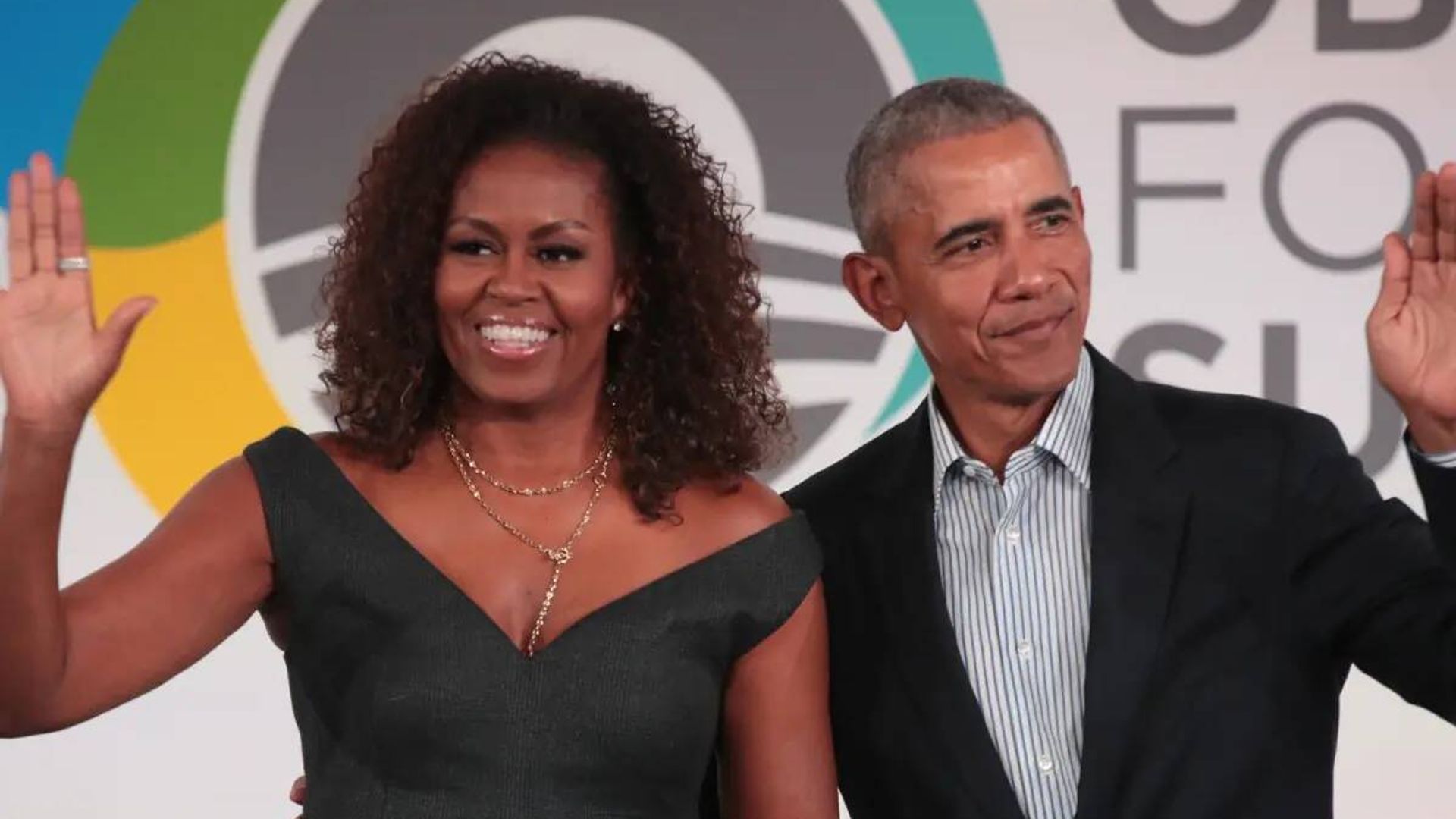 Michelle Obama dazzled at Barack Obama’s 60th birthday party in a dress you need to see