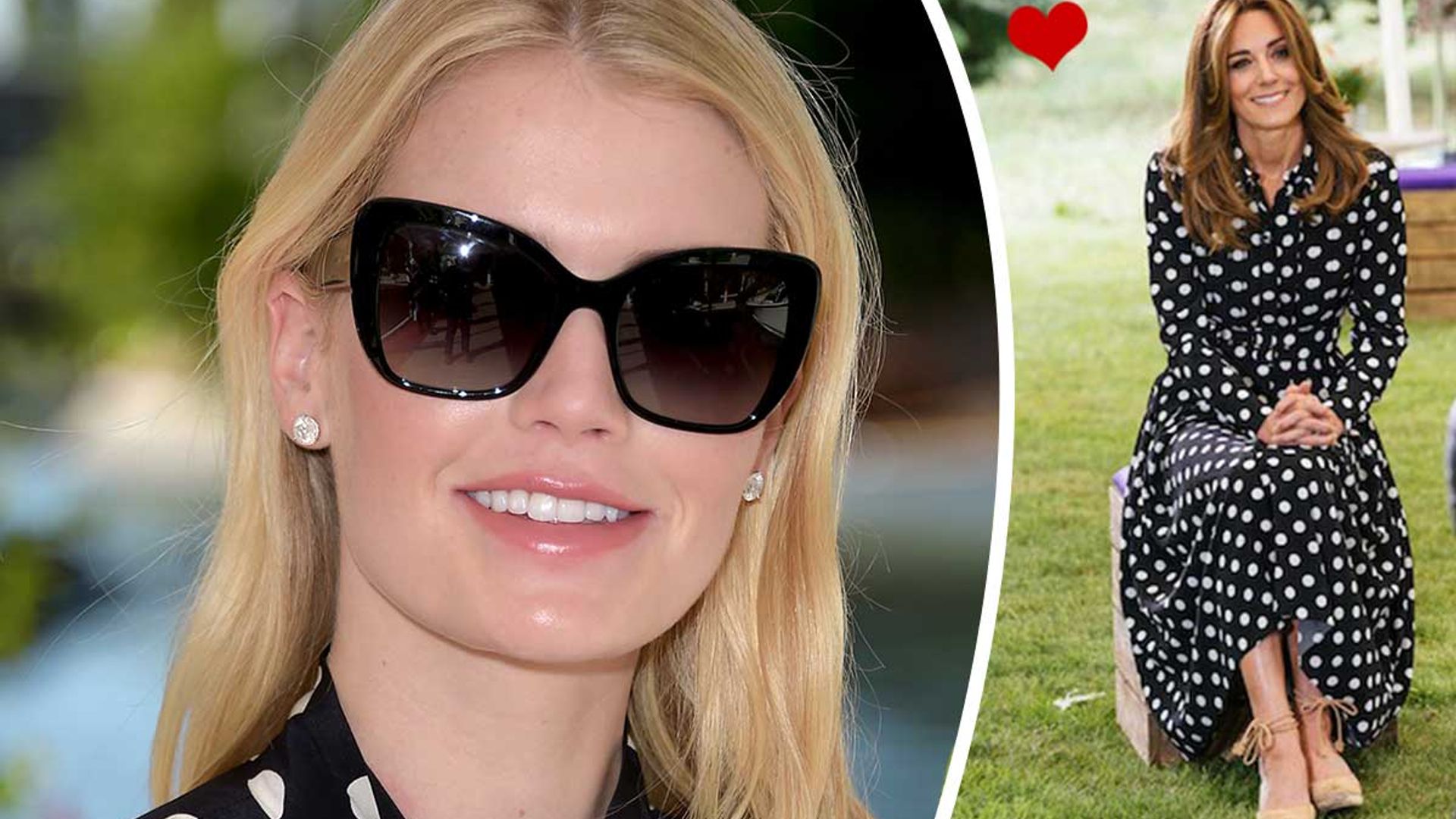 Lady Kitty Spencer channels Kate Middleton in the most stunning polka dot dress