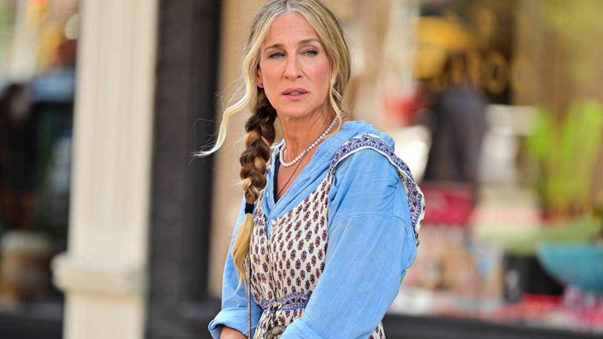 Sarah Jessica Parker’s stunning lace-up mules on SATC reboot have everyone talking - and we want them asap