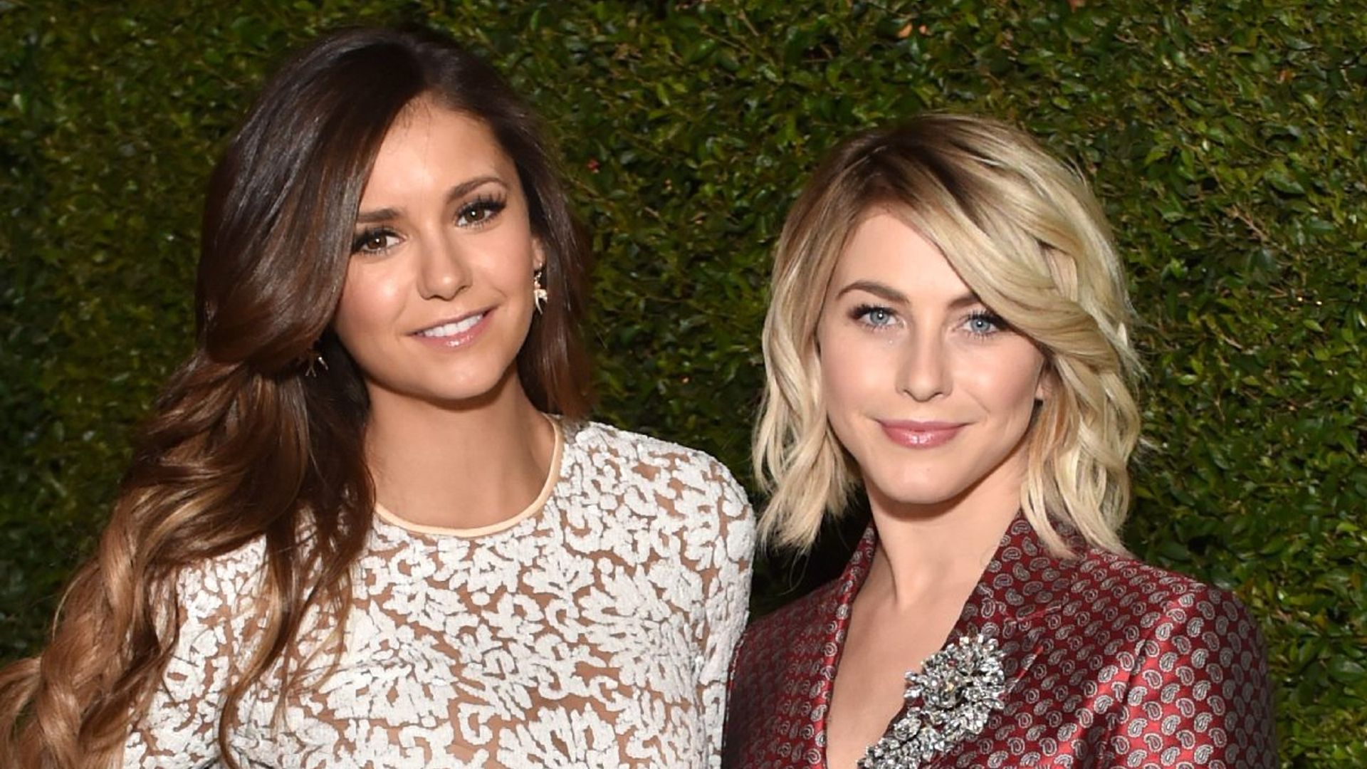 Julianne Hough resembles a goddess in ethereal photos with BFF Nina Dobrev