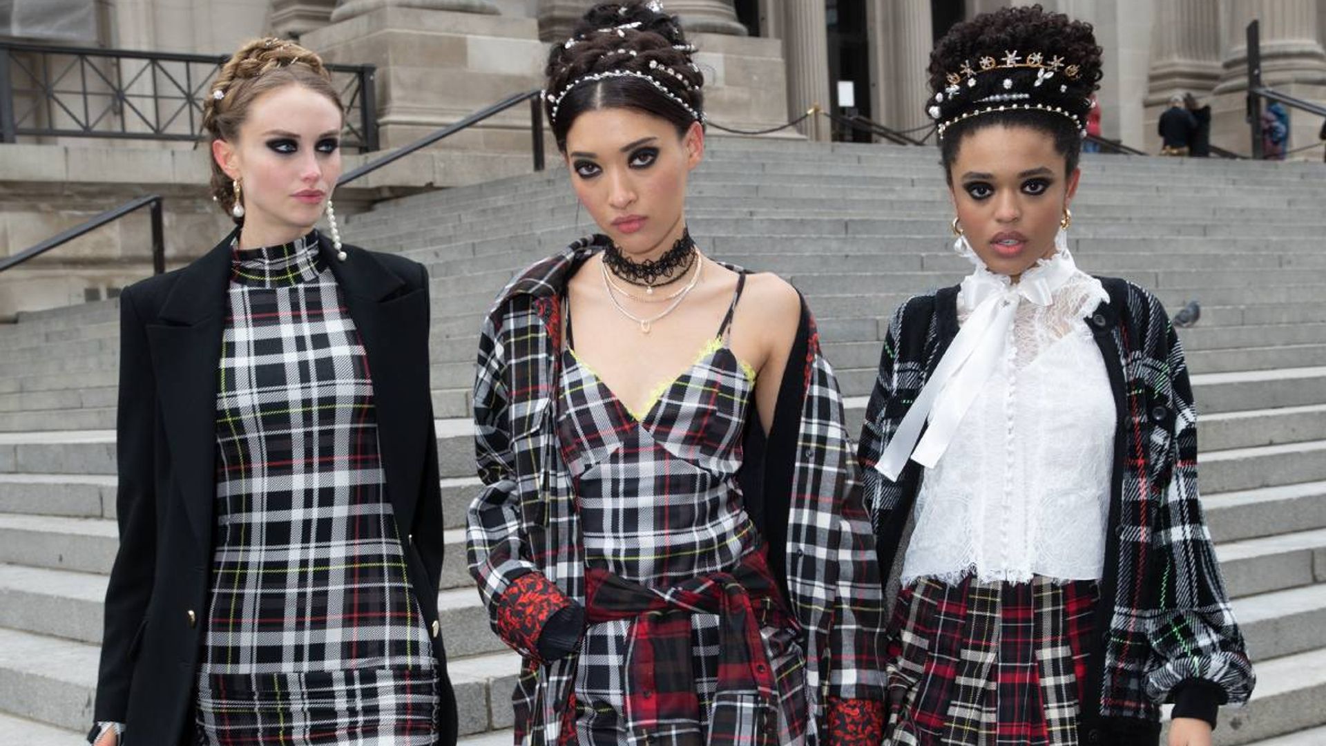 Everyone's talking about Alice + Olivia's Gossip Girl-inspired looks