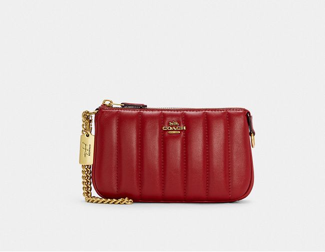 coach x jennifer lopez red quilted bag outlet
