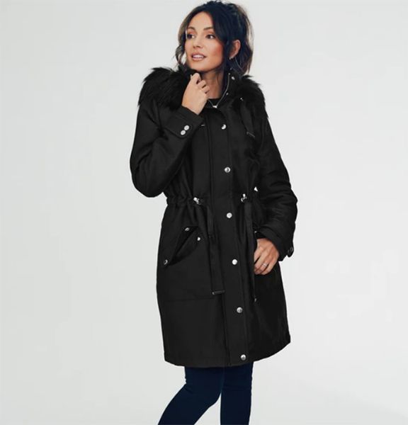 Michelle Keegan is effortlessly beautiful in series of coats perfect ...