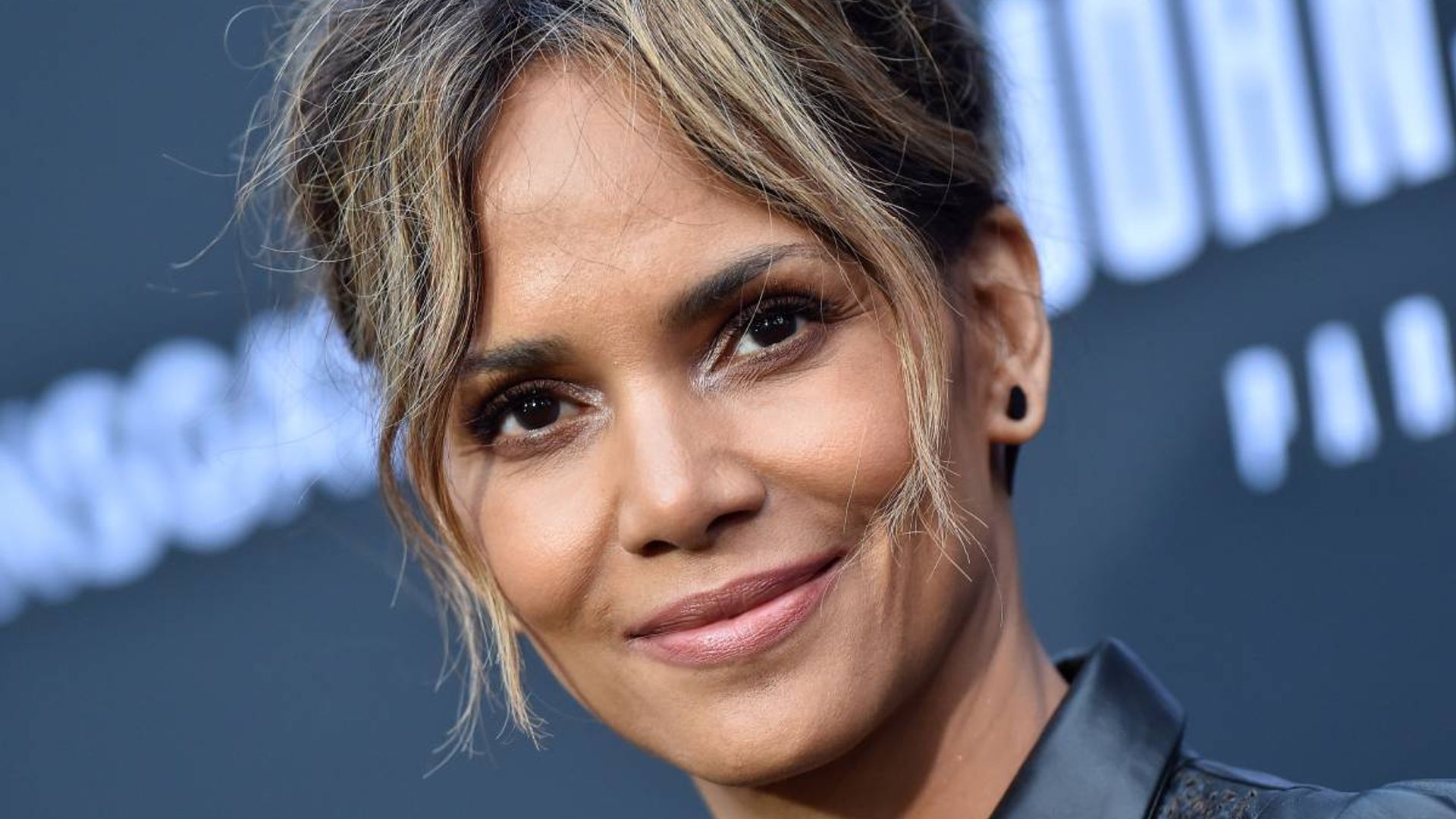 Halle Berry looks fabulous in metallic suit during red carpet appearance