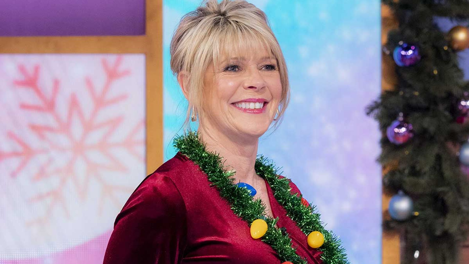 Ruth Langsford dazzles in the must-have sequin skirt of the season