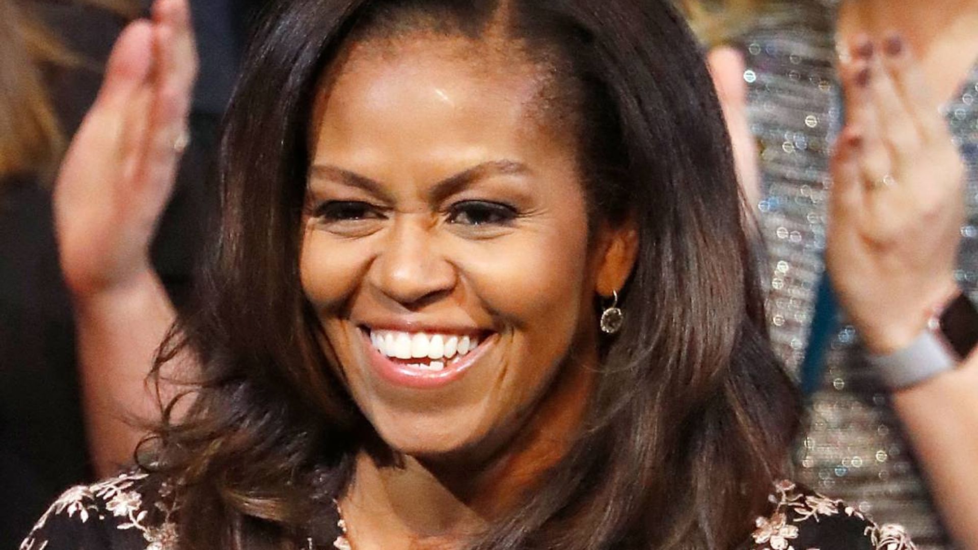 Michelle Obama wows in stylish mini dress in celebratory photo inside family home