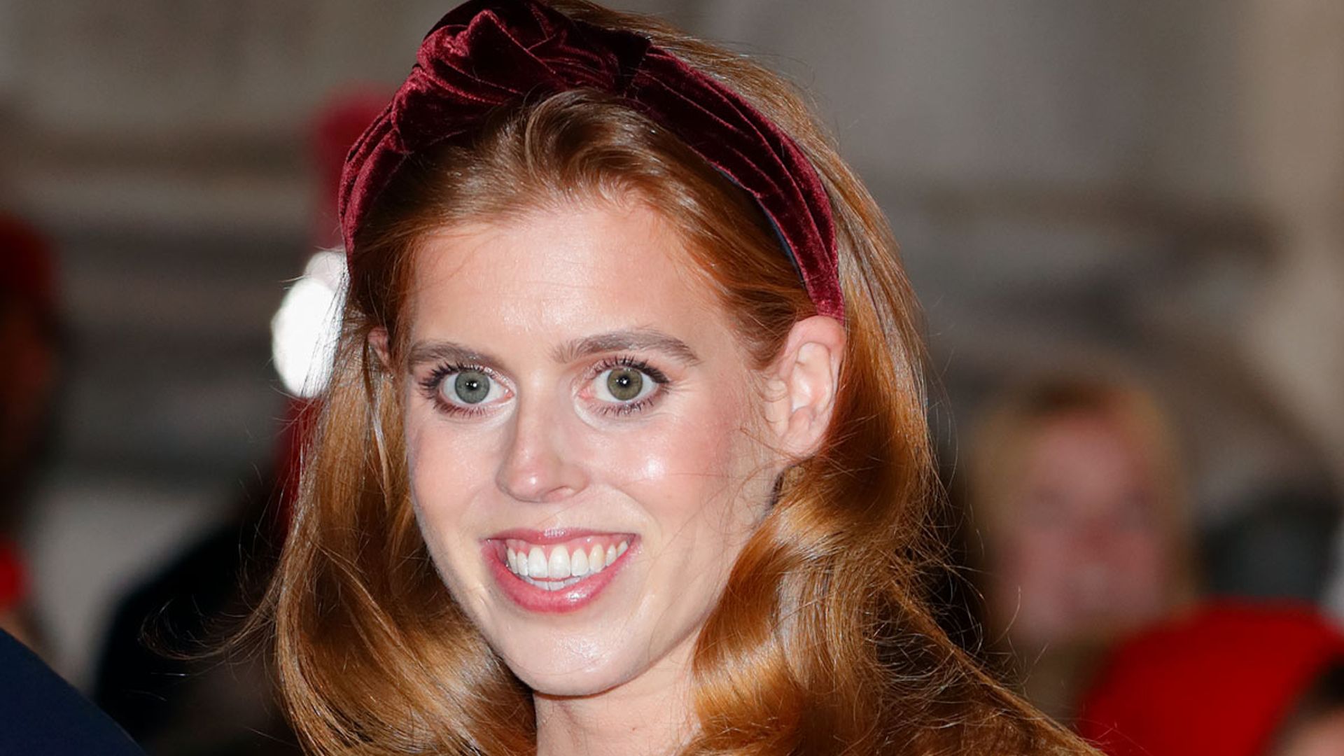 Princess Beatrice pictured with baby Sienna in bold Burberry jacket