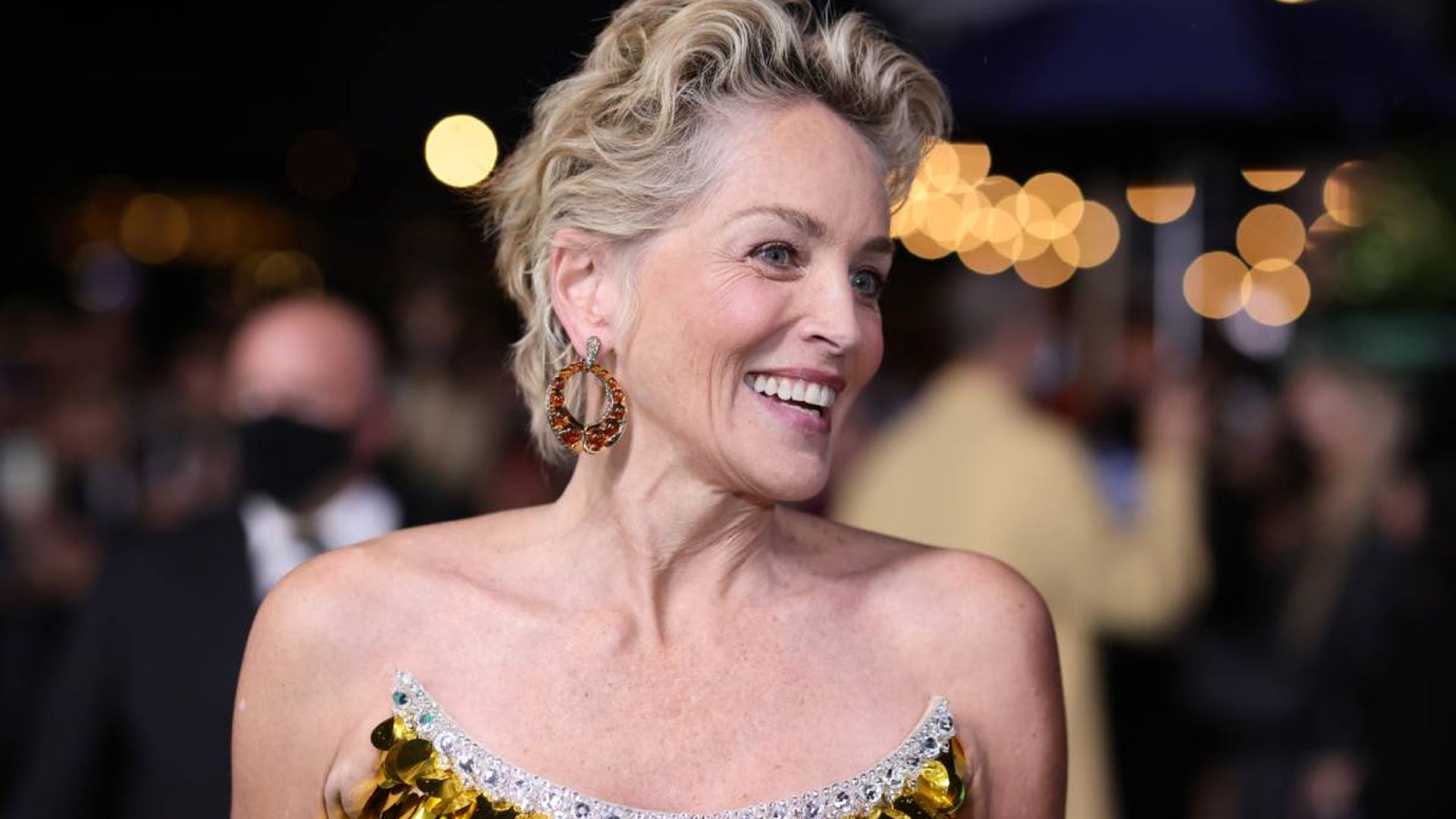 Sharon Stone stuns fans with glamorous behind the scenes photo