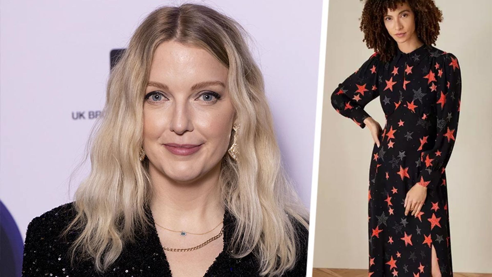 The One Show fans went starry-eyed over Lauren Laverne's star-print dress