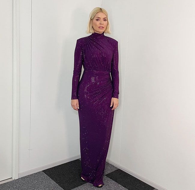 holly-willoughby-dancing-on-ice-purple-dress