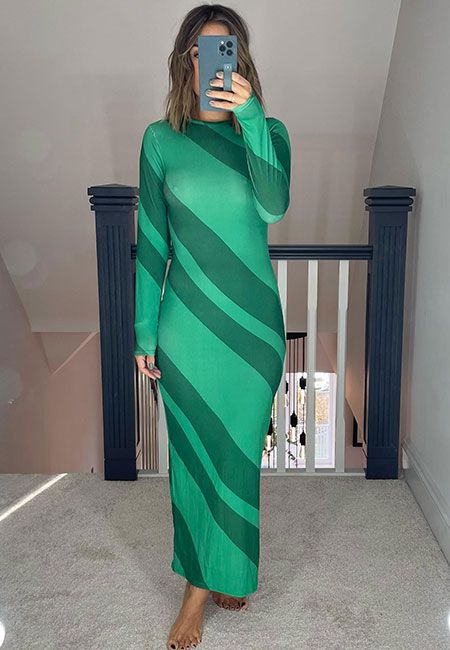 frankie-bridge-green-stripe-dress