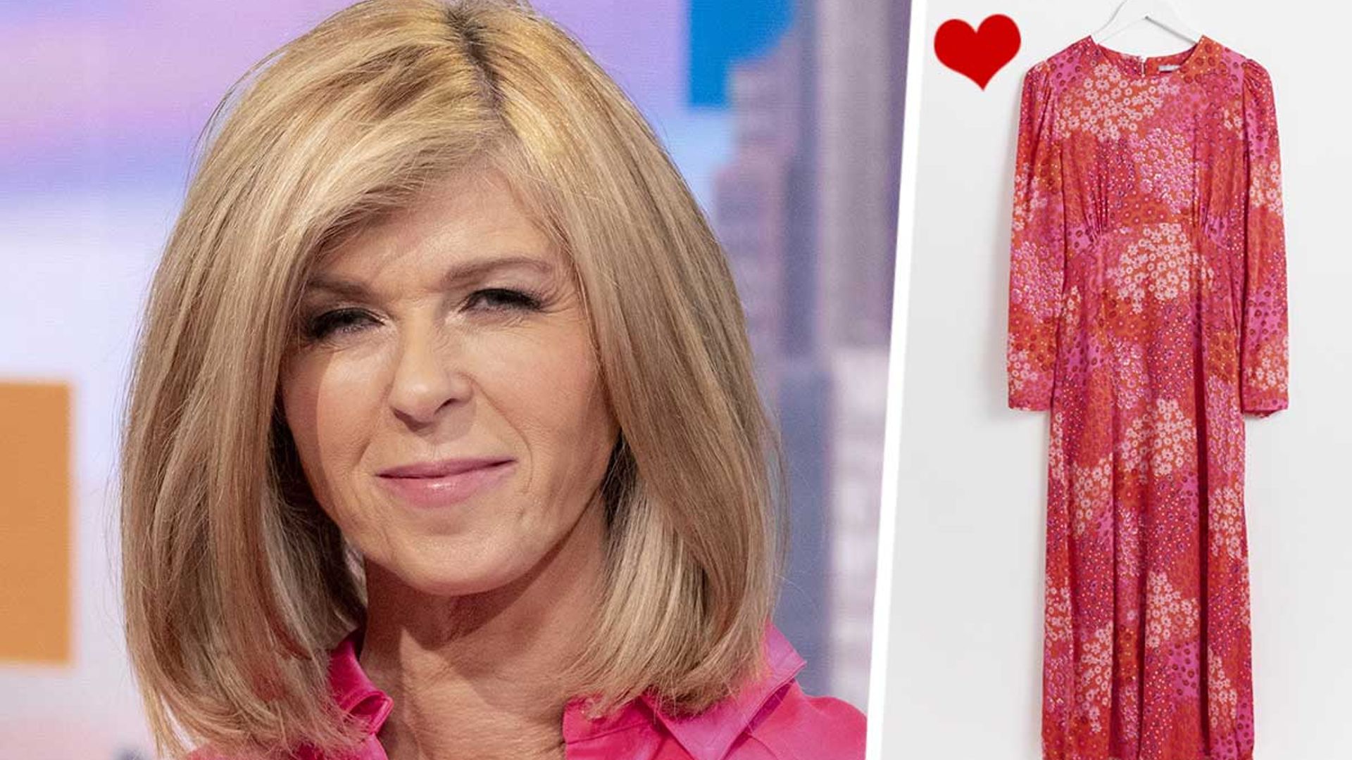 Kate Garraway is pretty in pink! How to shop her floral spring-ready dress