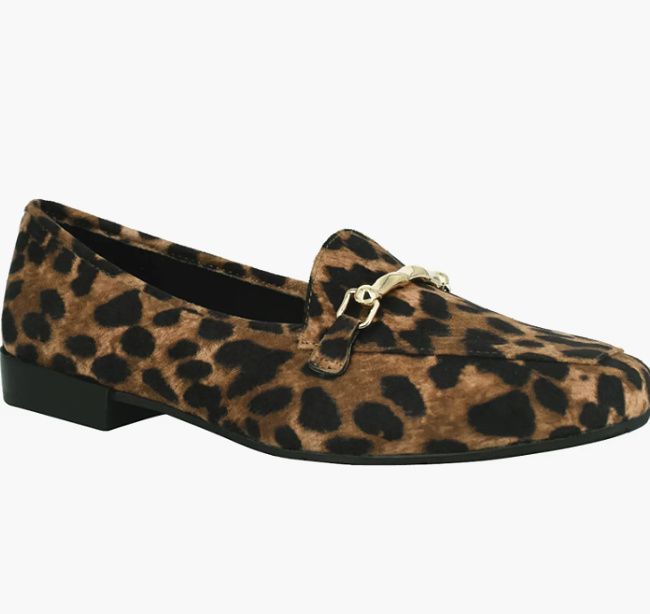 savannah guthrie leopard print loafers with gold buckle nordstrom rack