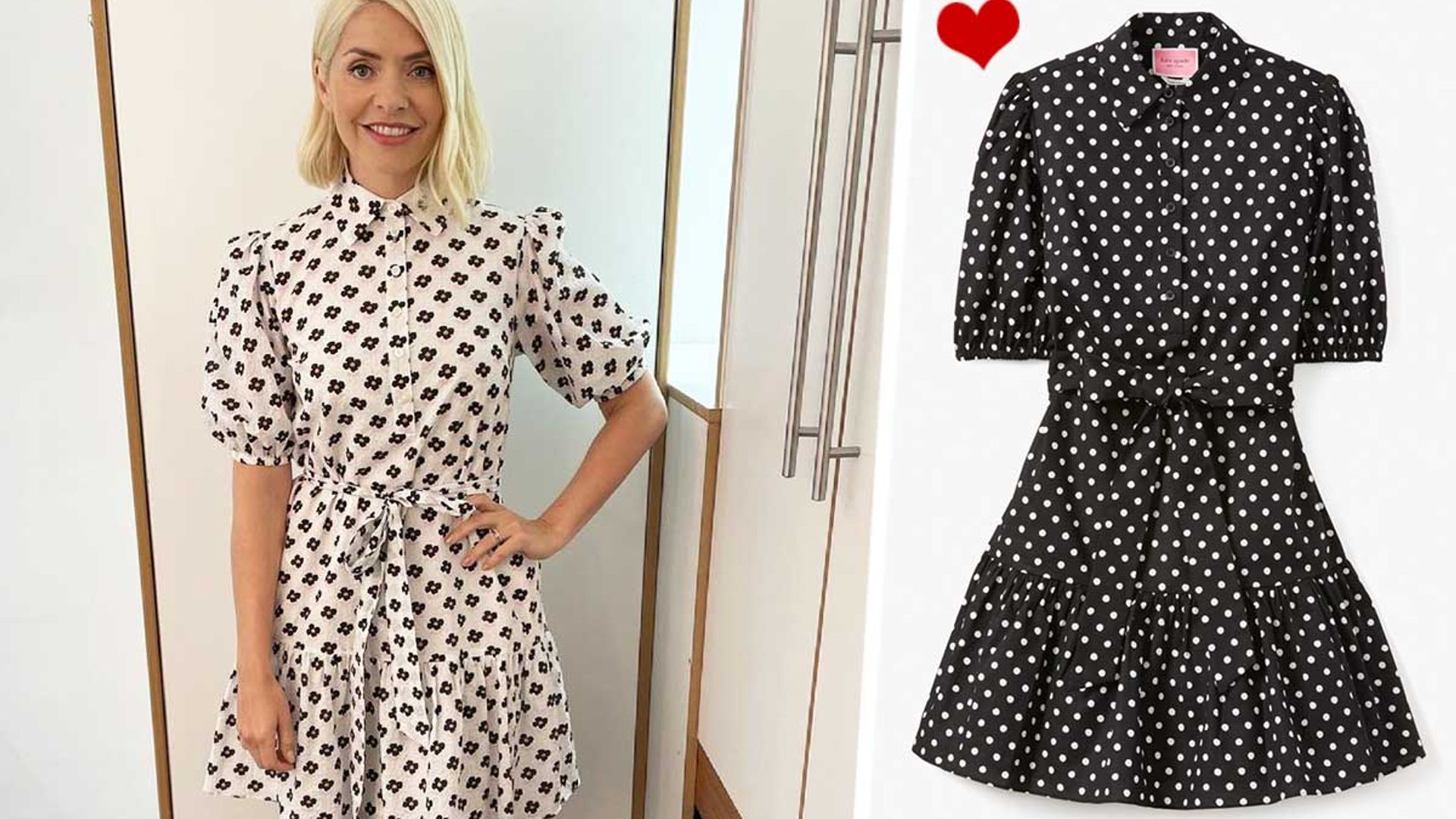 Holly Willoughby loves a shirt dress - and her floral mini just got a glow up for spring