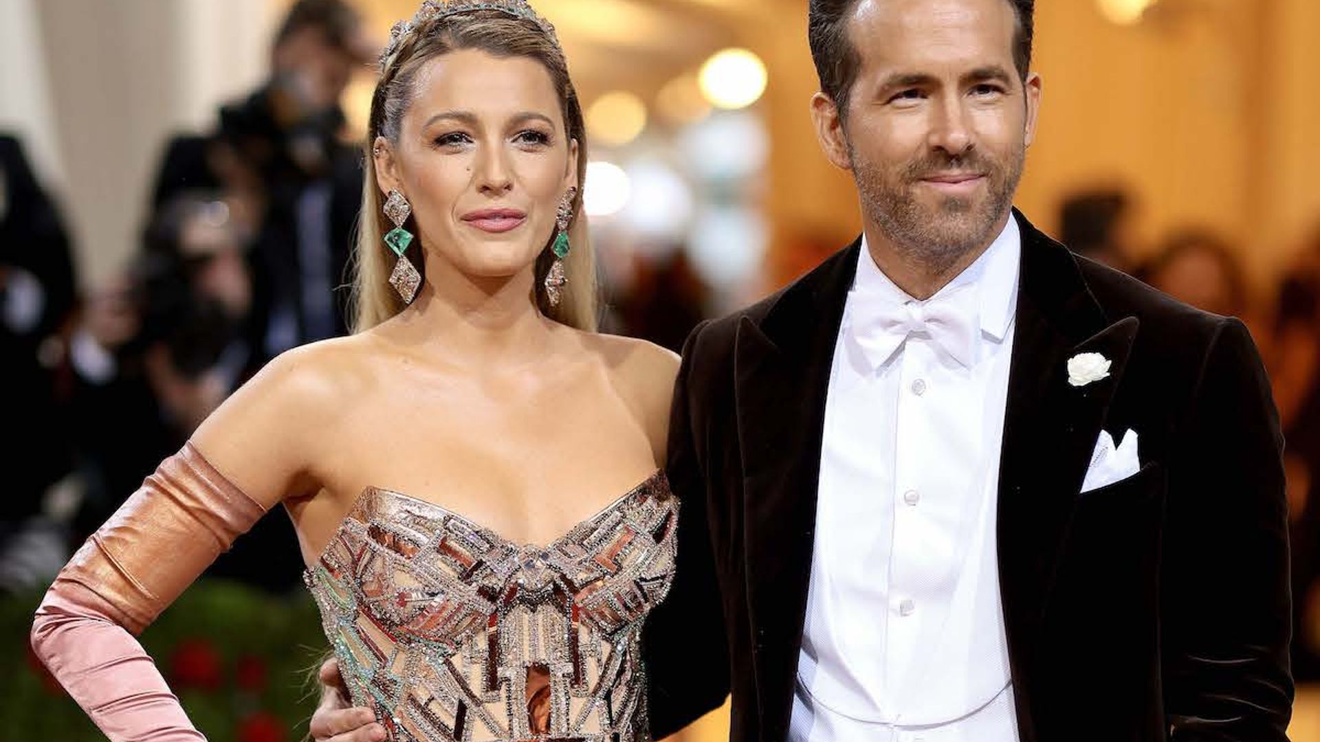 Blake Lively and Ryan Reynolds at the 2022 Met Gala