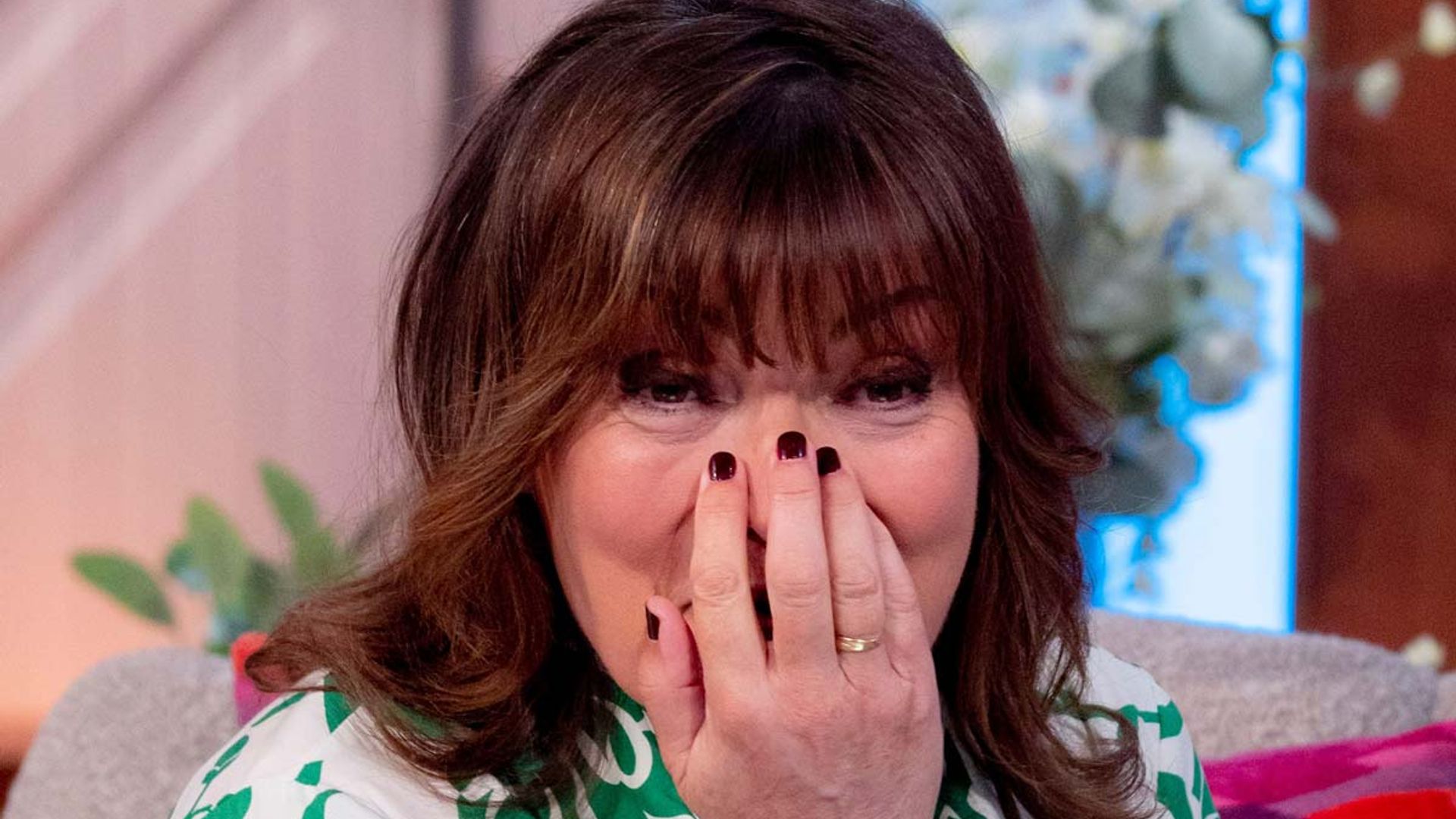 Lorraine Kelly suffers wardrobe mishap live on air - and changes into the prettiest dress