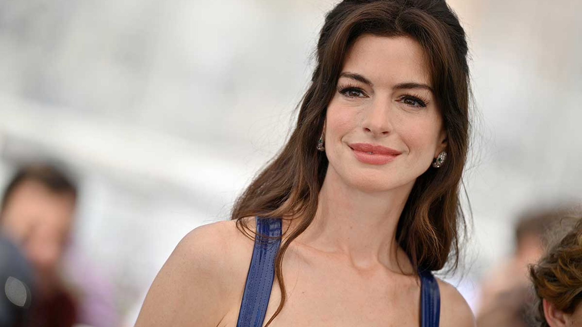 Anne Hathaway rocks sparkly PVC mini dress at Cannes Film Festival