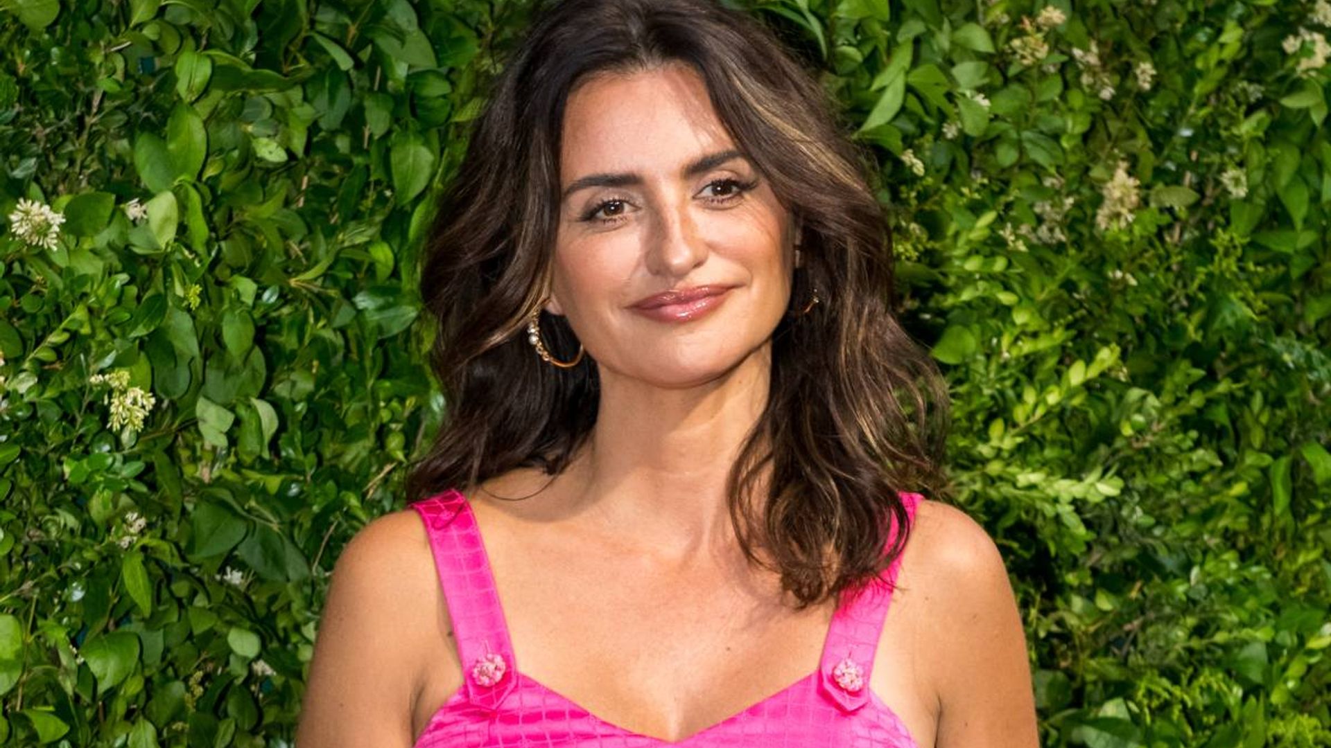 Penelope Cruz turns heads in statement pink dress as she joins famous friends at annual Tribeca dinner
