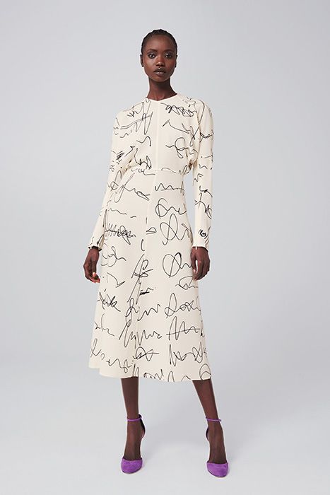Victoria Beckham scribble dress