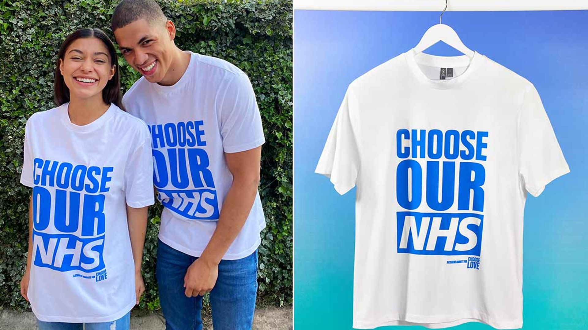ASOS launches the 'Choose Love' charity t-shirt dedicated to our nation’s care workers & NHS staff