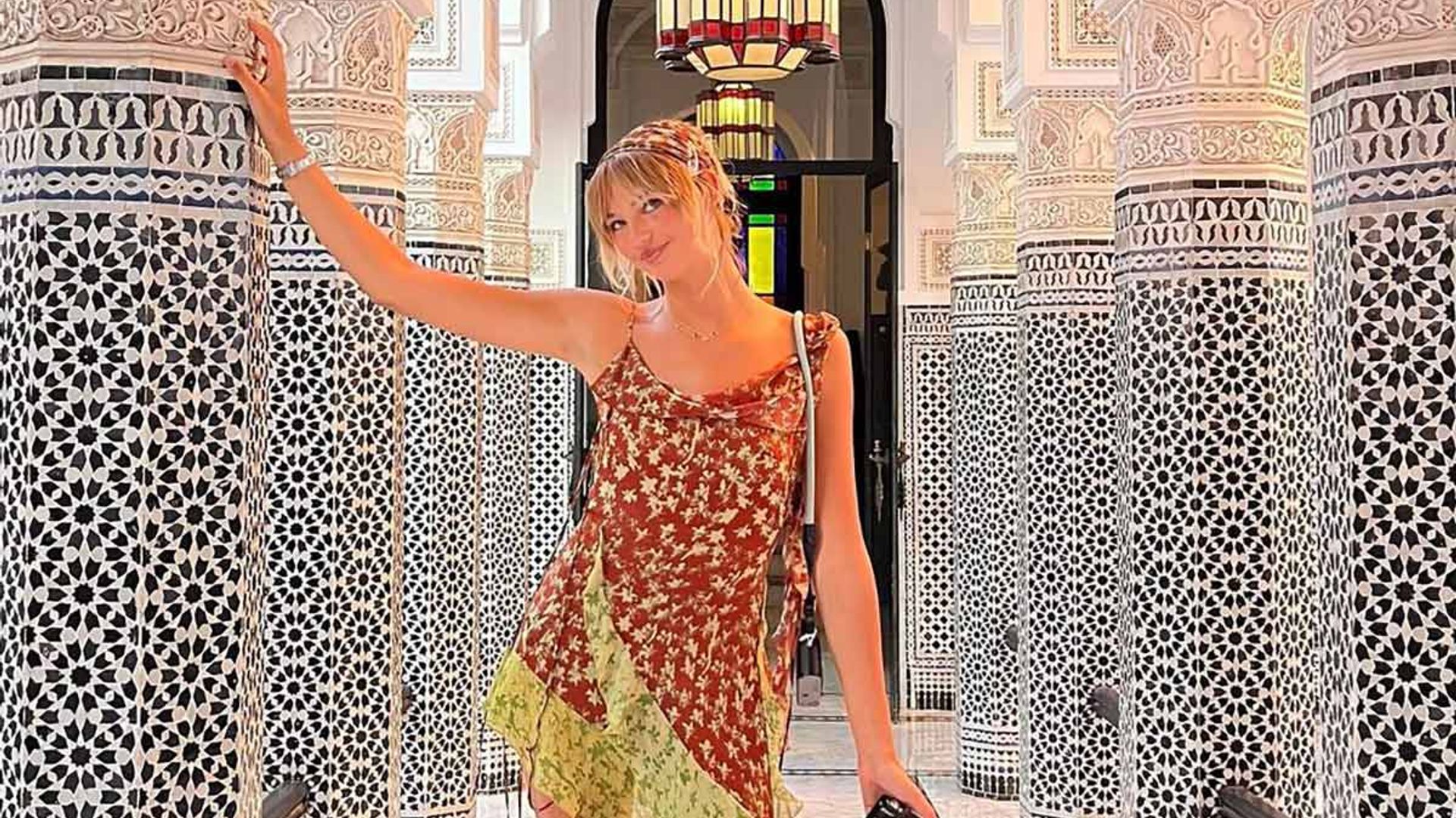 Mia Regan serves 'bohemian babe' in Marrakech with the most stunning Y2K accessory