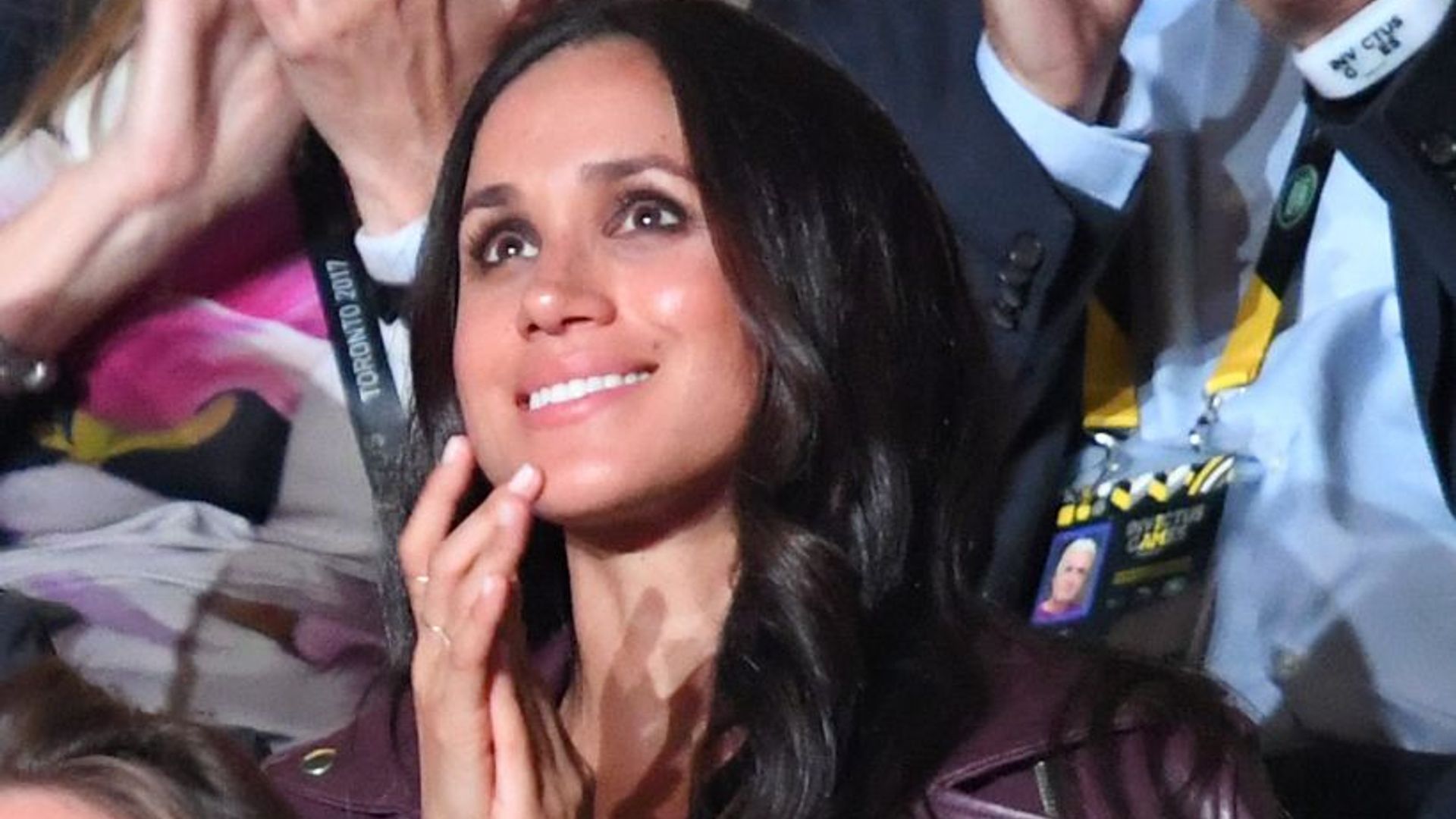 Meghan Markle is beautiful in burgundy at Invictus Games opening ceremony