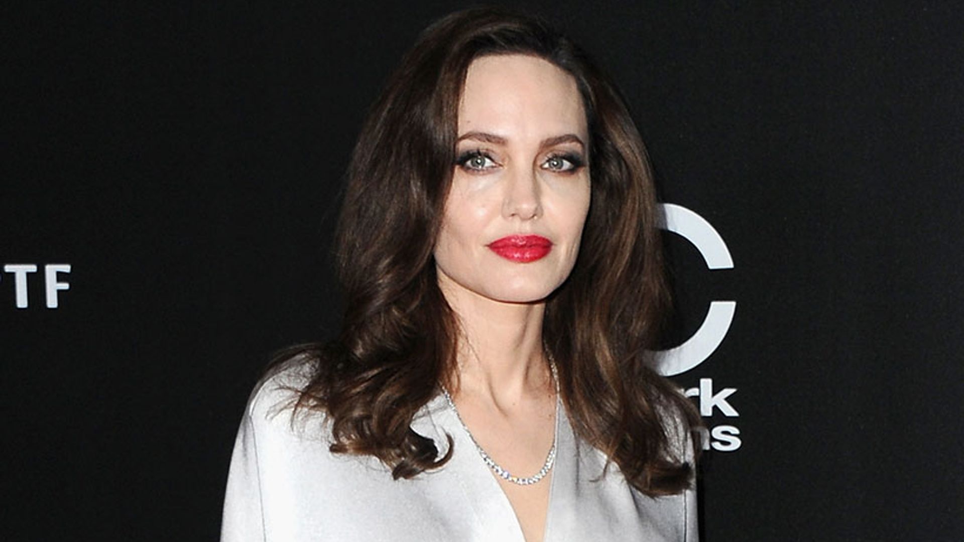 Angelina Jolie stands out in slinky silver gown at Hollywood Film Awards