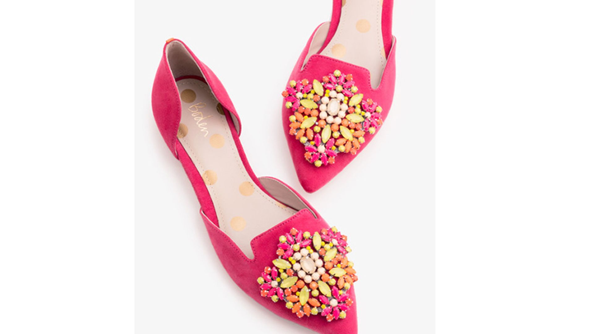 HFM's Tuesday Shoesday! Boden's jewelled Leah flats