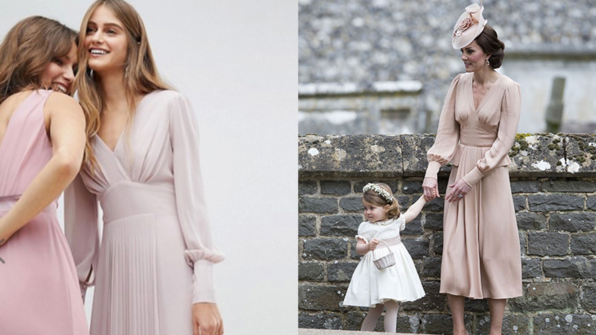  ASOS  design a dress  similar to Kate Middleton s pink dress  