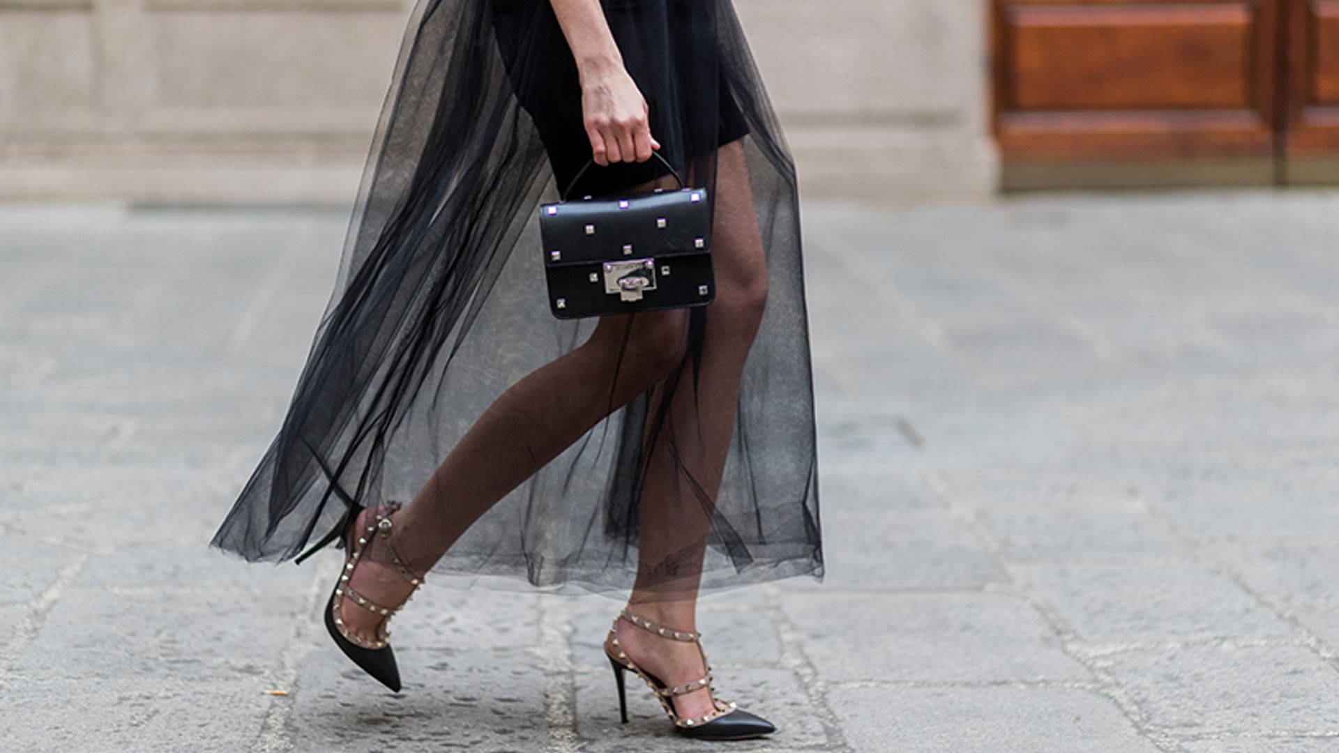Spot the difference: Valentino's £670 studded heels vs Office's £40 dupe