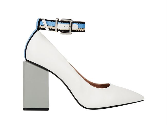 m&s white heels