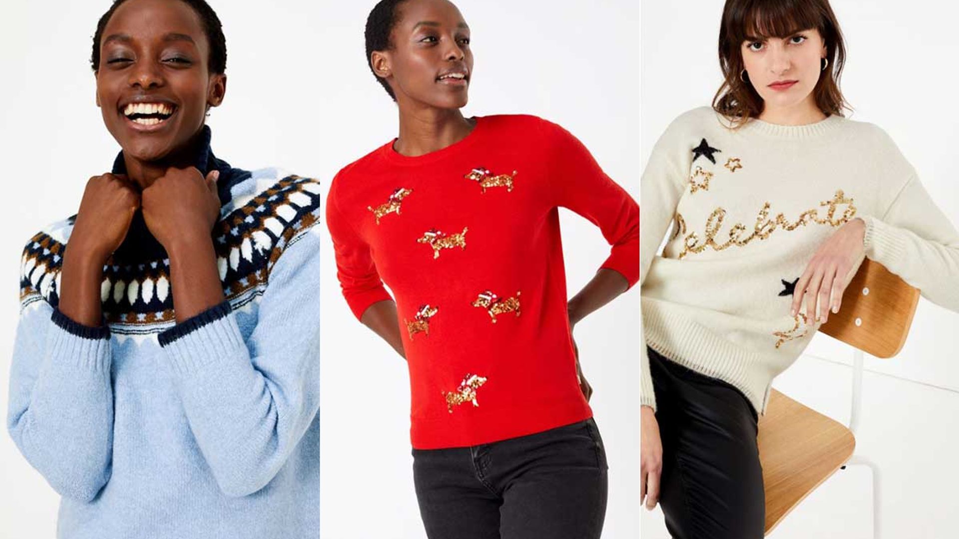 The best Marks & Spencer Christmas jumpers to shop right now | HELLO!