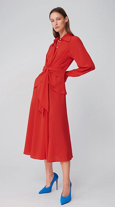 victori-beckham-red-dress