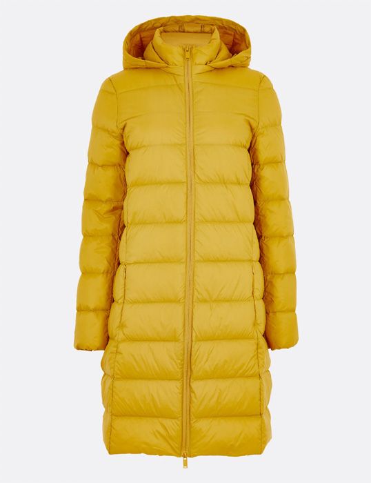 Womens Long Quilted Puffer Coat Puffa Parka Padded Down