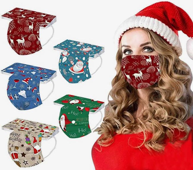 amazon christmas face masks disposable cheap