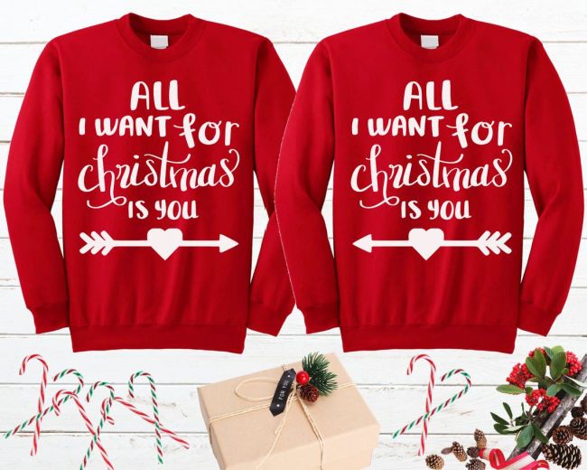 his and hers christmas jumpers unisex etsy