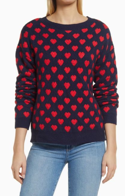 nordstrom heart sweater feb