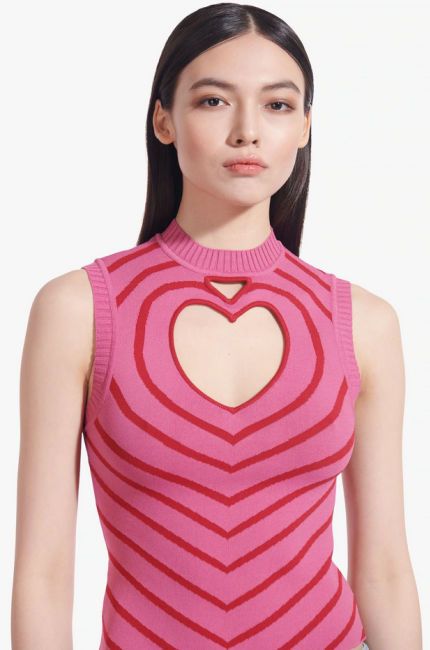 best heart sweaters for valentines day staud