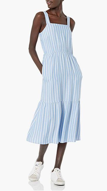 blue-striped-dress