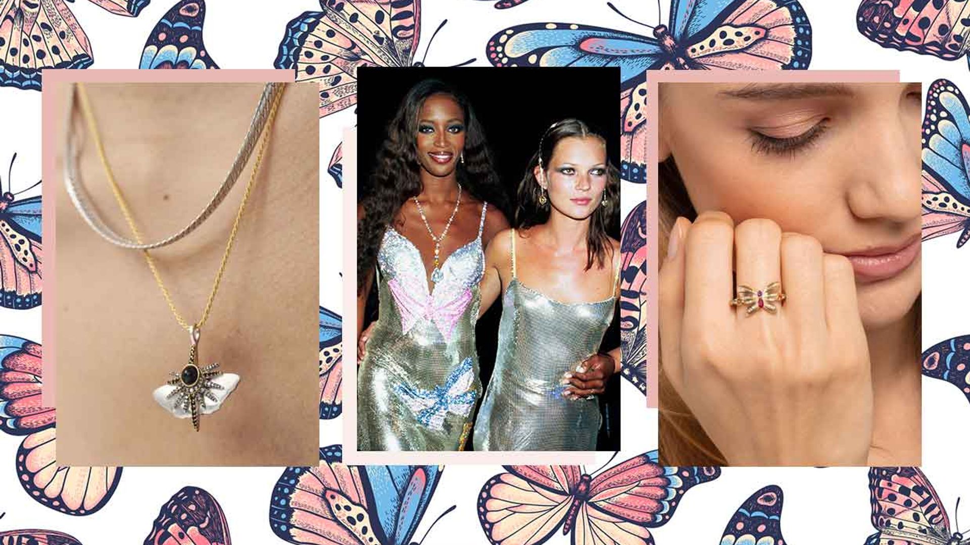 Butterfly jewellery is making a comeback - here's 14 butterfly pieces we're loving for late 90s nostalgia