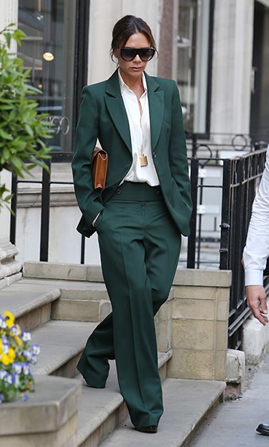 Victoria-beckham-green-suit