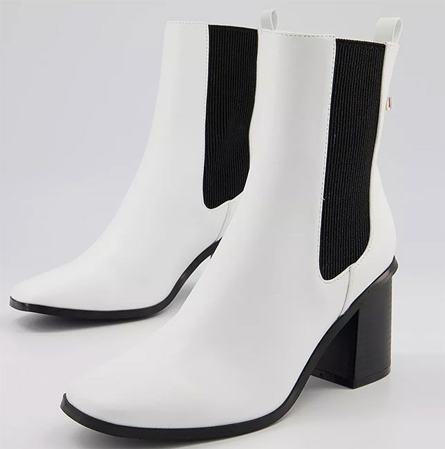 white-office-boots