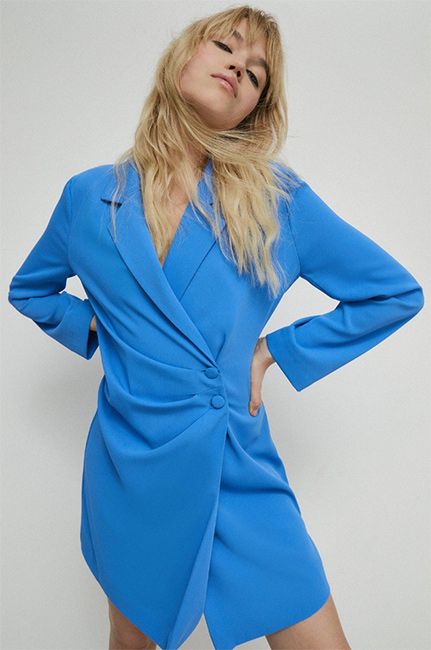 Warehouse-blue-blazer-dress